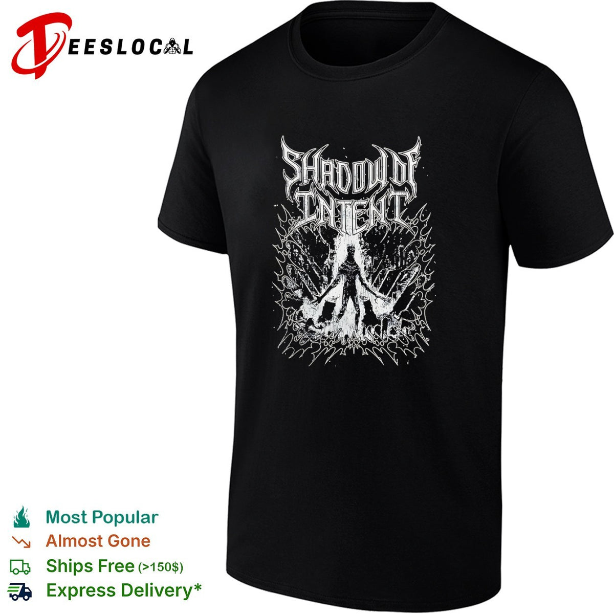 Shadow of Intent Halo The Arbiter Thel Vadam Flood Infection Metal Core Band shirt