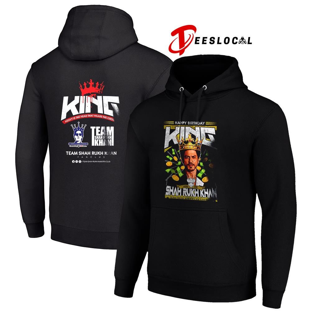 Shah Ruhh Khan happy birthday King heavy the head that wears the crown graphic shirt