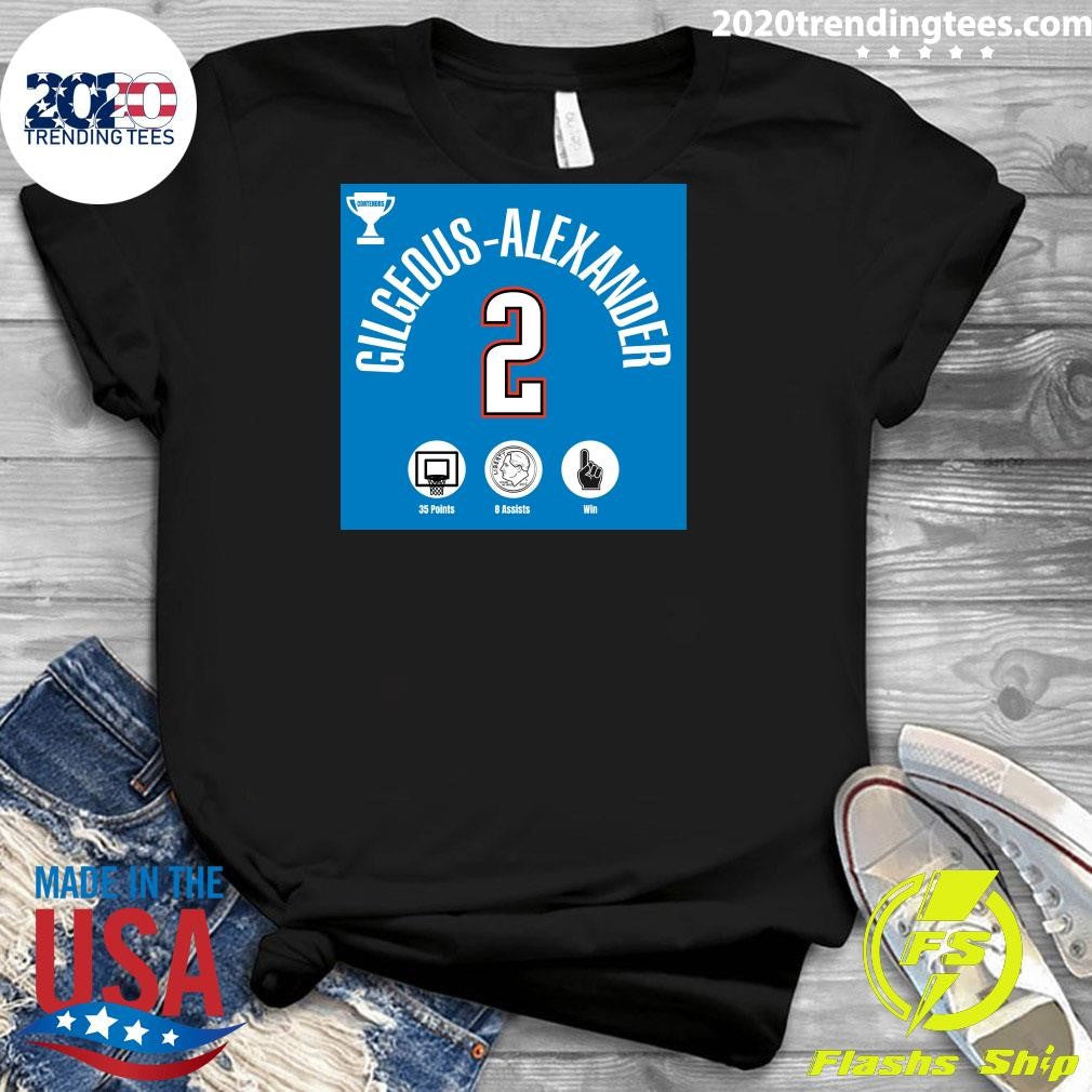 Shai Gilgeous-Alexander 2 Sga Sends Lebron To The First Tee Shirt
