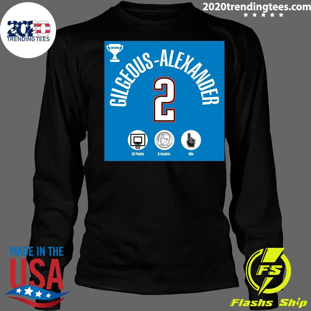 Shai Gilgeous-Alexander 2 Sga Sends Lebron To The First Tee Shirt