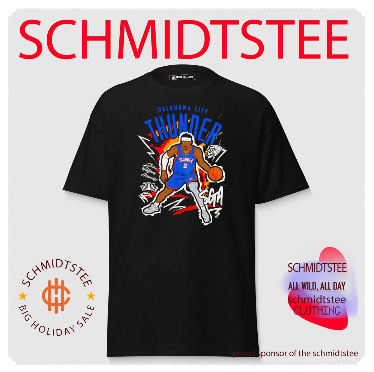 Shai Gilgeous-Alexander Oklahoma City Thunder Chalked Up Player shirt