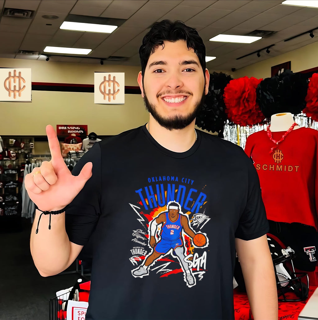Shai Gilgeous-Alexander Oklahoma City Thunder Chalked Up Player shirt