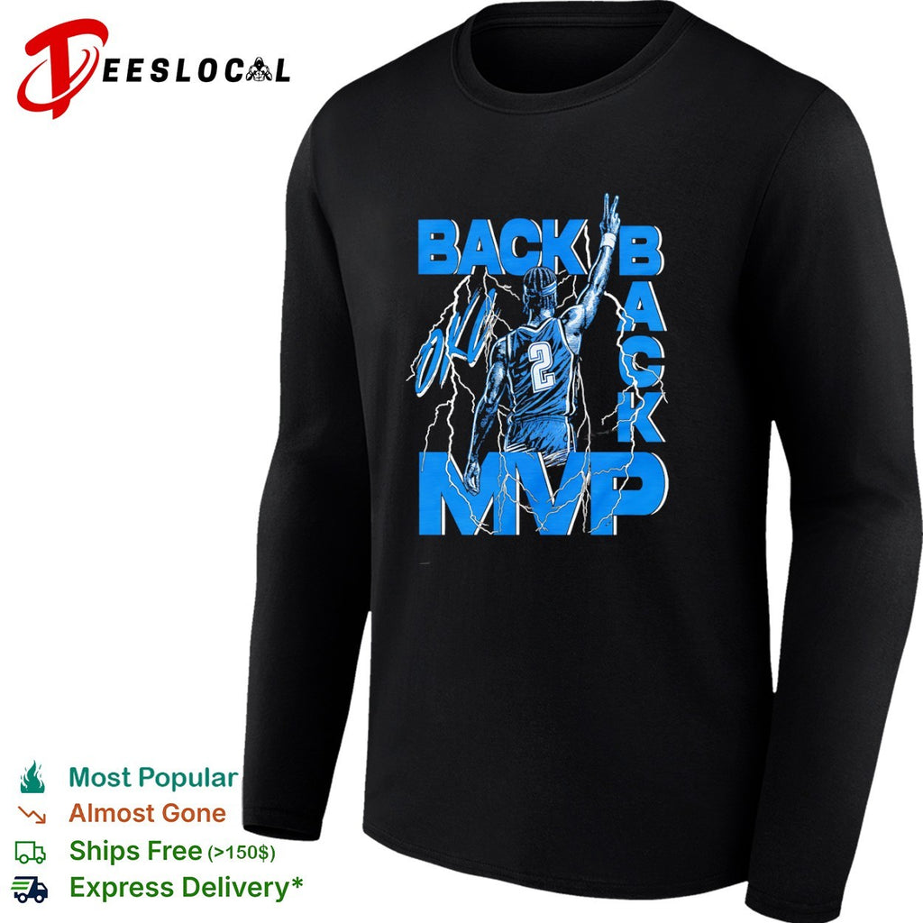 Shai Gilgeous Alexander Oklahoma City Thunder NBA Back to Back MVP Basketball shirt