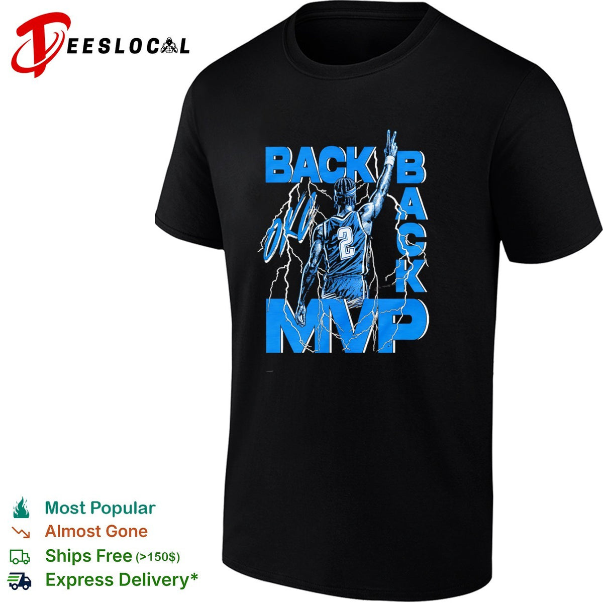 Shai Gilgeous Alexander Oklahoma City Thunder NBA Back to Back MVP Basketball shirt