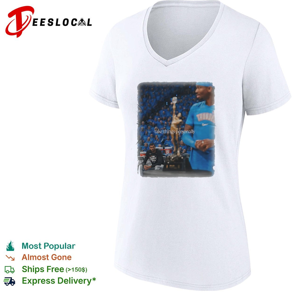 Shai Gilgeous Alexander Oklahoma City Thunder NBA take things personally shirt
