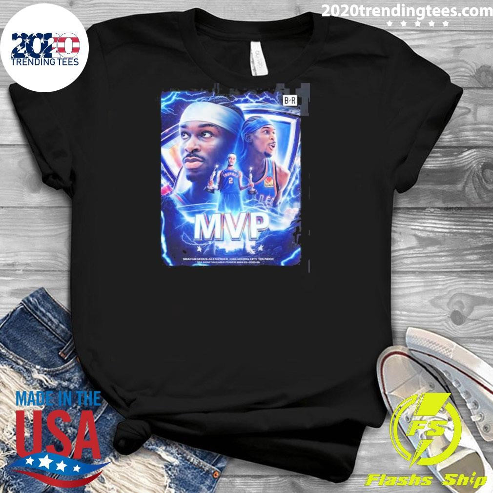 Shai Gilgeous Alexander SGA Oklahoma City Thunder 2026 NBA Back To Back MVP Shirt