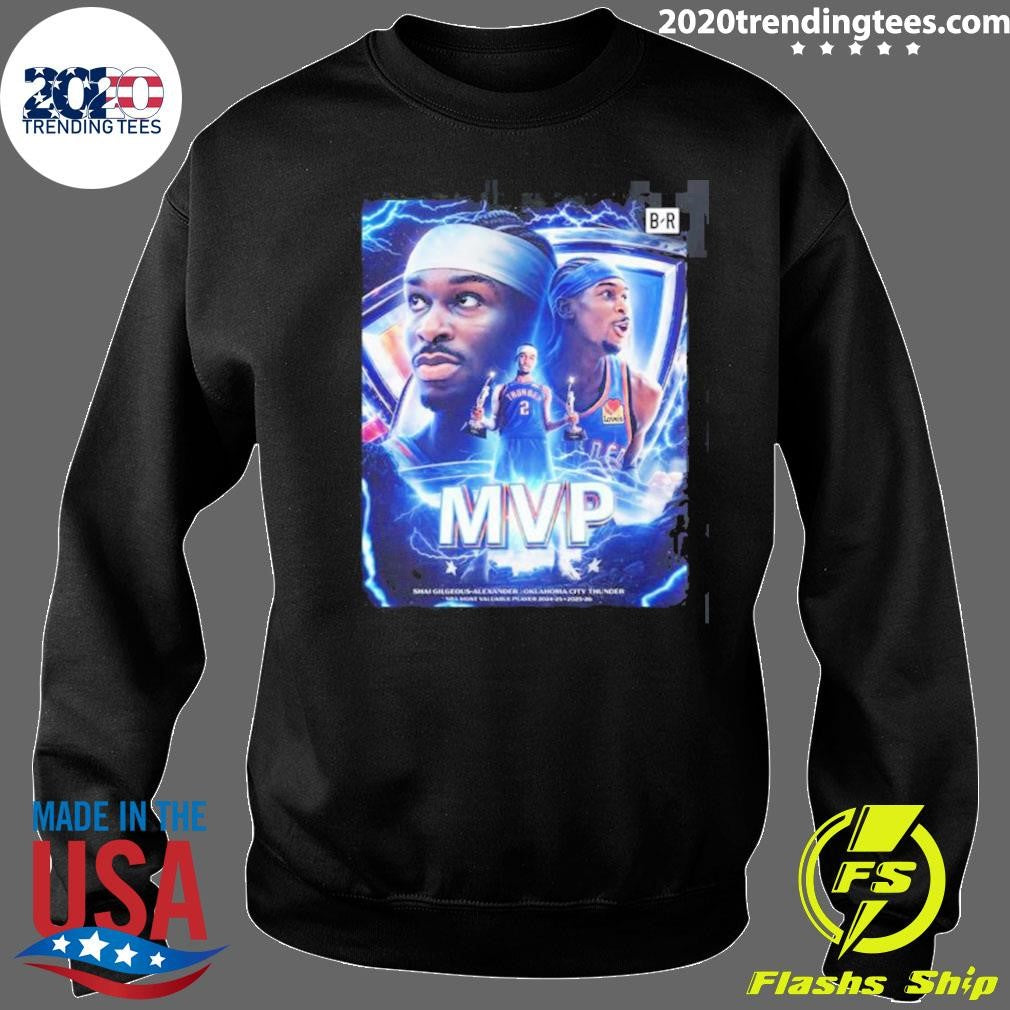 Shai Gilgeous Alexander SGA Oklahoma City Thunder 2026 NBA Back To Back MVP Shirt