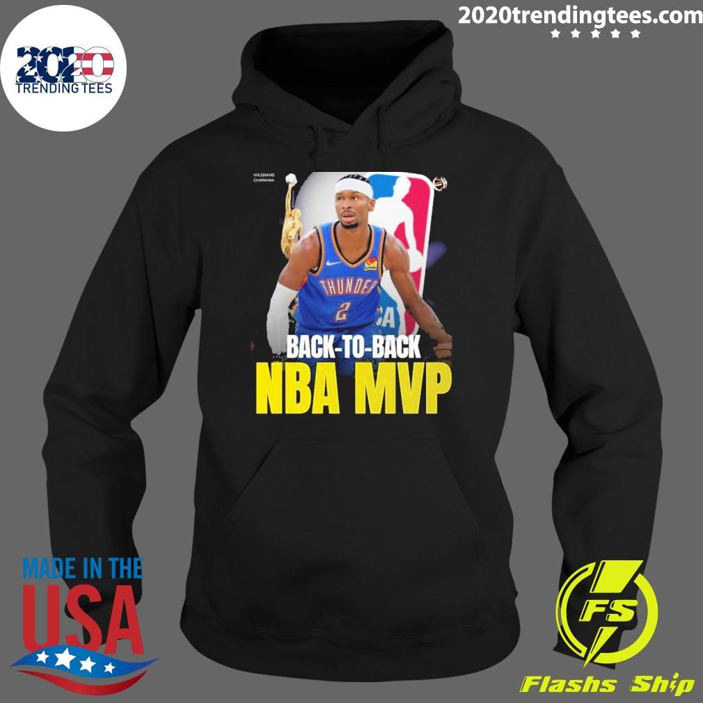 Shai Gilgeous-alexander Goes Back-to-back As He Claimed 2026 Nba Mvp Per Shams Charania Shirt