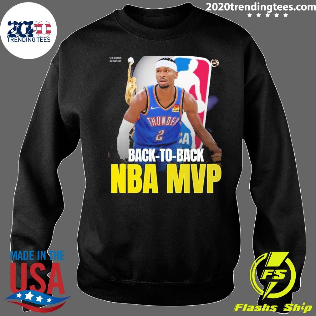 Shai Gilgeous-alexander Goes Back-to-back As He Claimed 2026 Nba Mvp Per Shams Charania Shirt