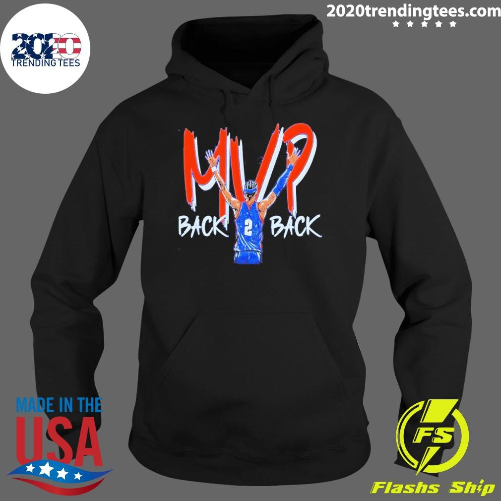 Shai Gilgeous-alexander Mvp Oklahoma City Thunder Back 2 Back Nba Basketball 2026 Shirt