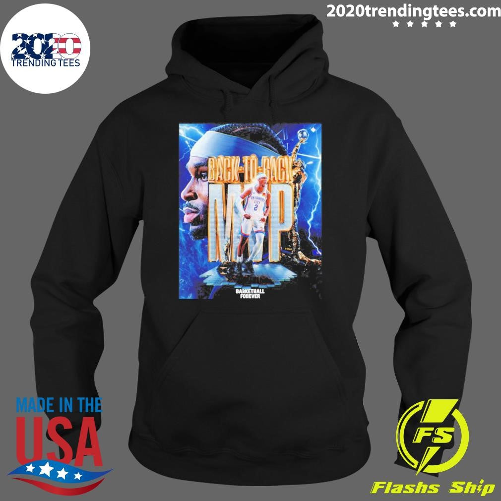 Shai Gilgeous-alexander Wins Second Nba Mvp Award Back-to-back Mvp Shirt