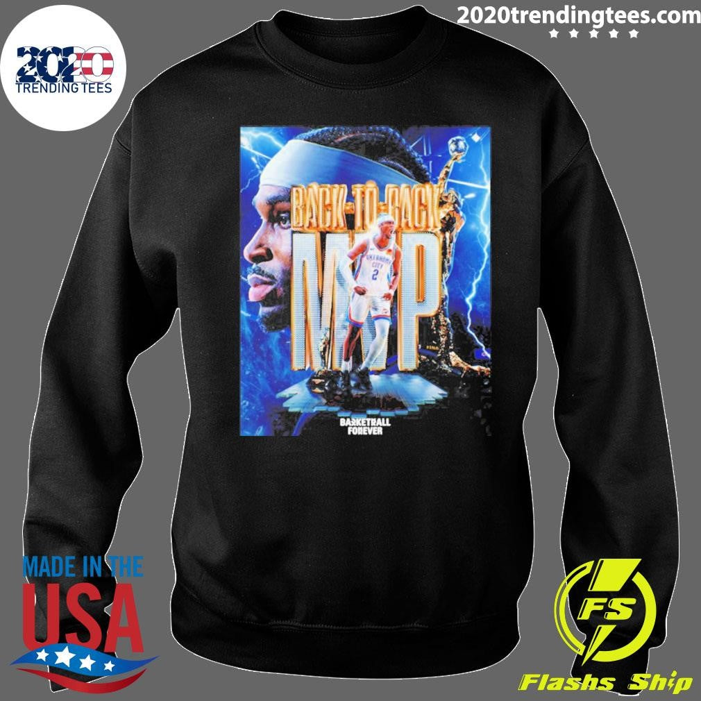 Shai Gilgeous-alexander Wins Second Nba Mvp Award Back-to-back Mvp Shirt