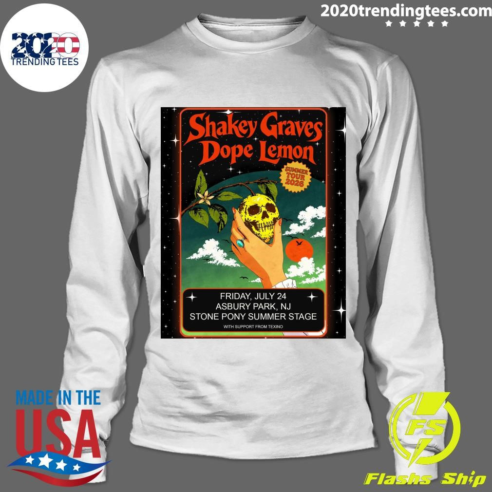 Shakey Graves And Dope Lemon Summer 2026 Tour Shirt