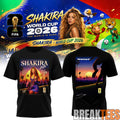 Shakira World Cup 2026 Sunset Tour Soccer Festival Graphic Tee