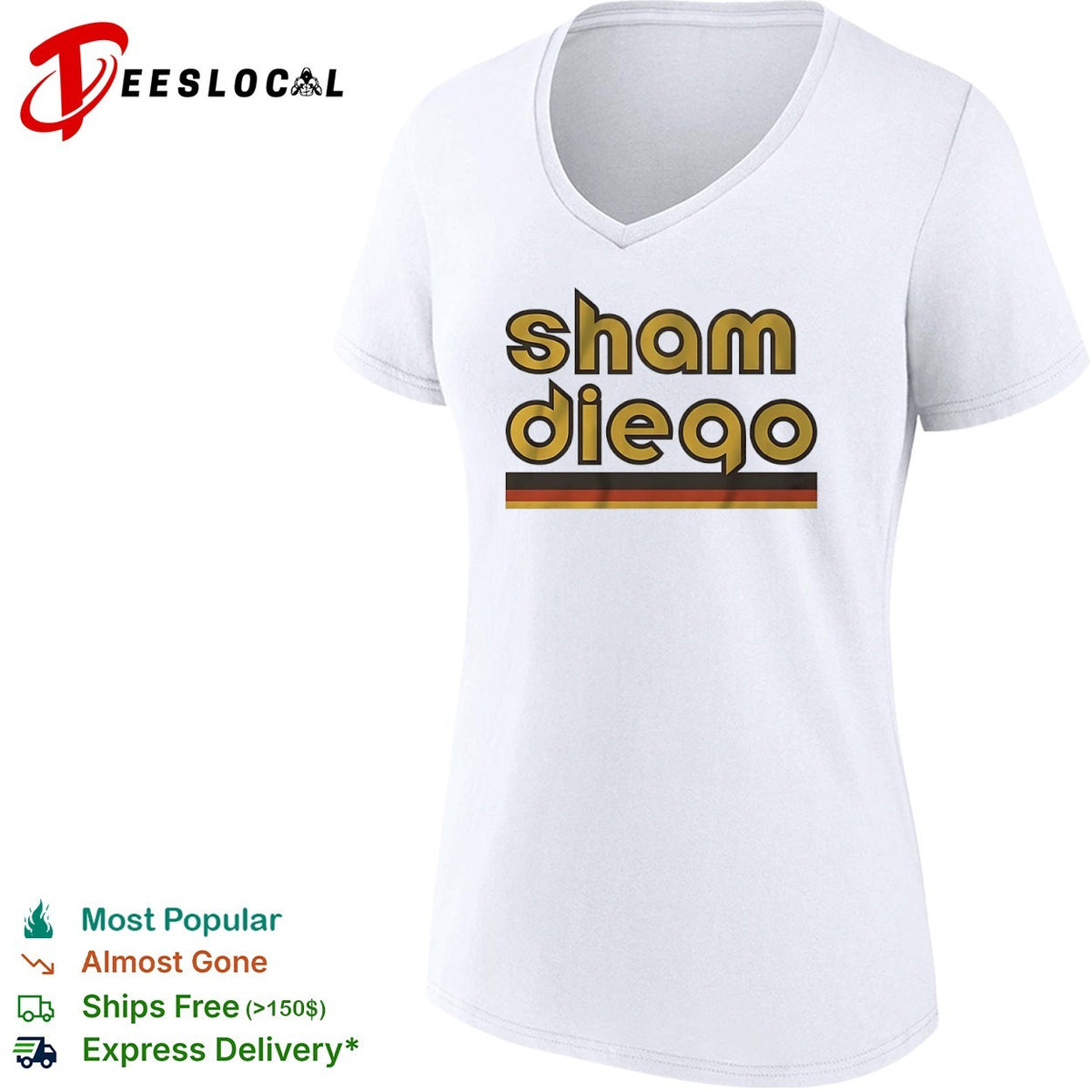 Sham Diego San Diego Padres MLB Baseball shirt