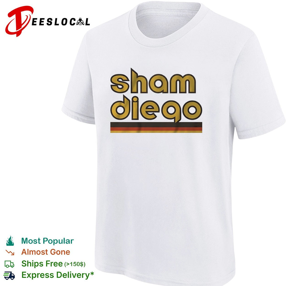 Sham Diego San Diego Padres MLB Baseball shirt