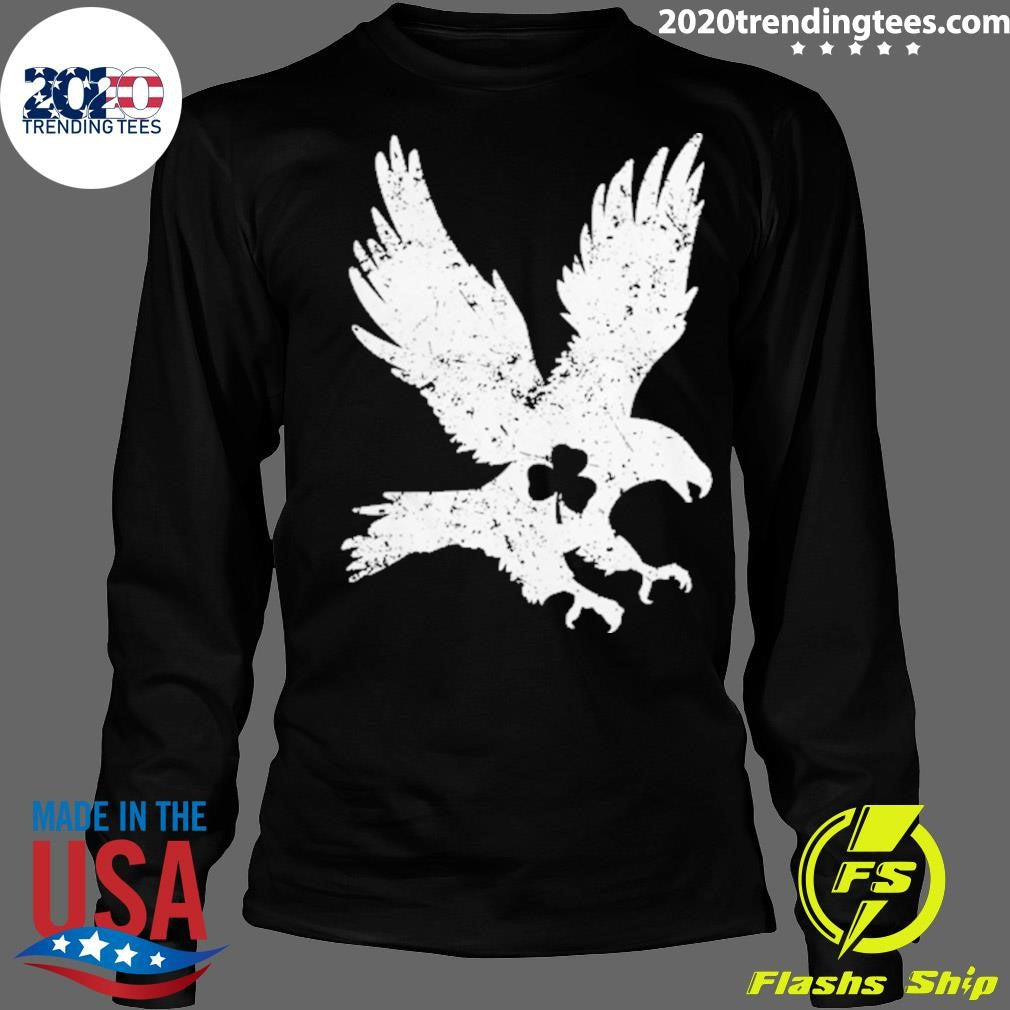 Shamrock Eagle Lover Costume St Patrick Day Gift Shirt
