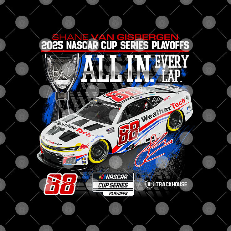 Shane Van Gisbergen 2025 NASCAR Cup Series Playoffs T Shirt