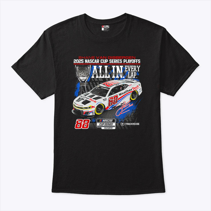 Shane Van Gisbergen 2025 NASCAR Cup Series Playoffs T Shirt