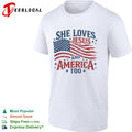 She Loves Jesus and America Too shirt