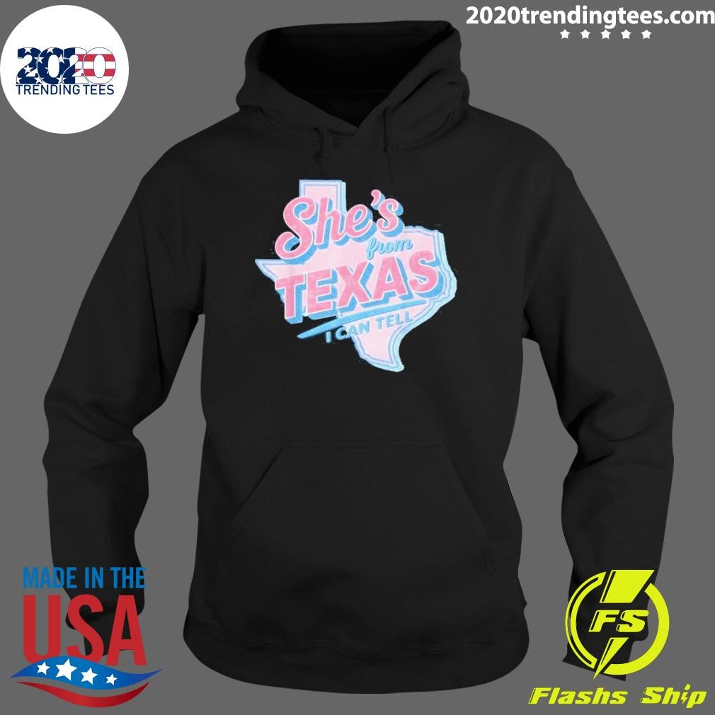 She’s from Texas I Can Tell Retro Vintage Texas Girl Shirt