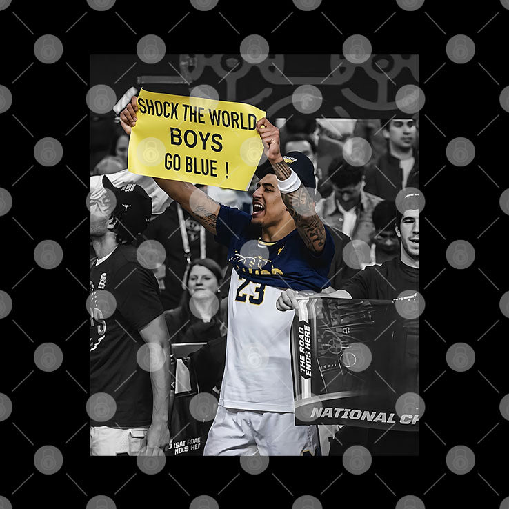 Shock The World Boys Go Blue Michigan Wolverines Shirt