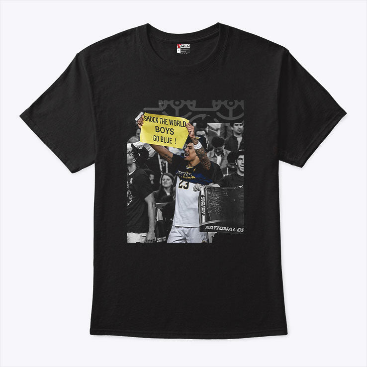 Shock The World Boys Go Blue Michigan Wolverines Shirt