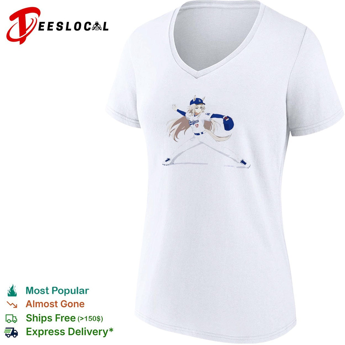 Shohei Ohtani Los Angeles Dodgers MLB Anime Style Pitcher Dodgers 17 uniform shirt