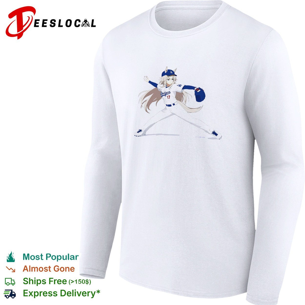 Shohei Ohtani Los Angeles Dodgers MLB Anime Style Pitcher Dodgers 17 uniform shirt