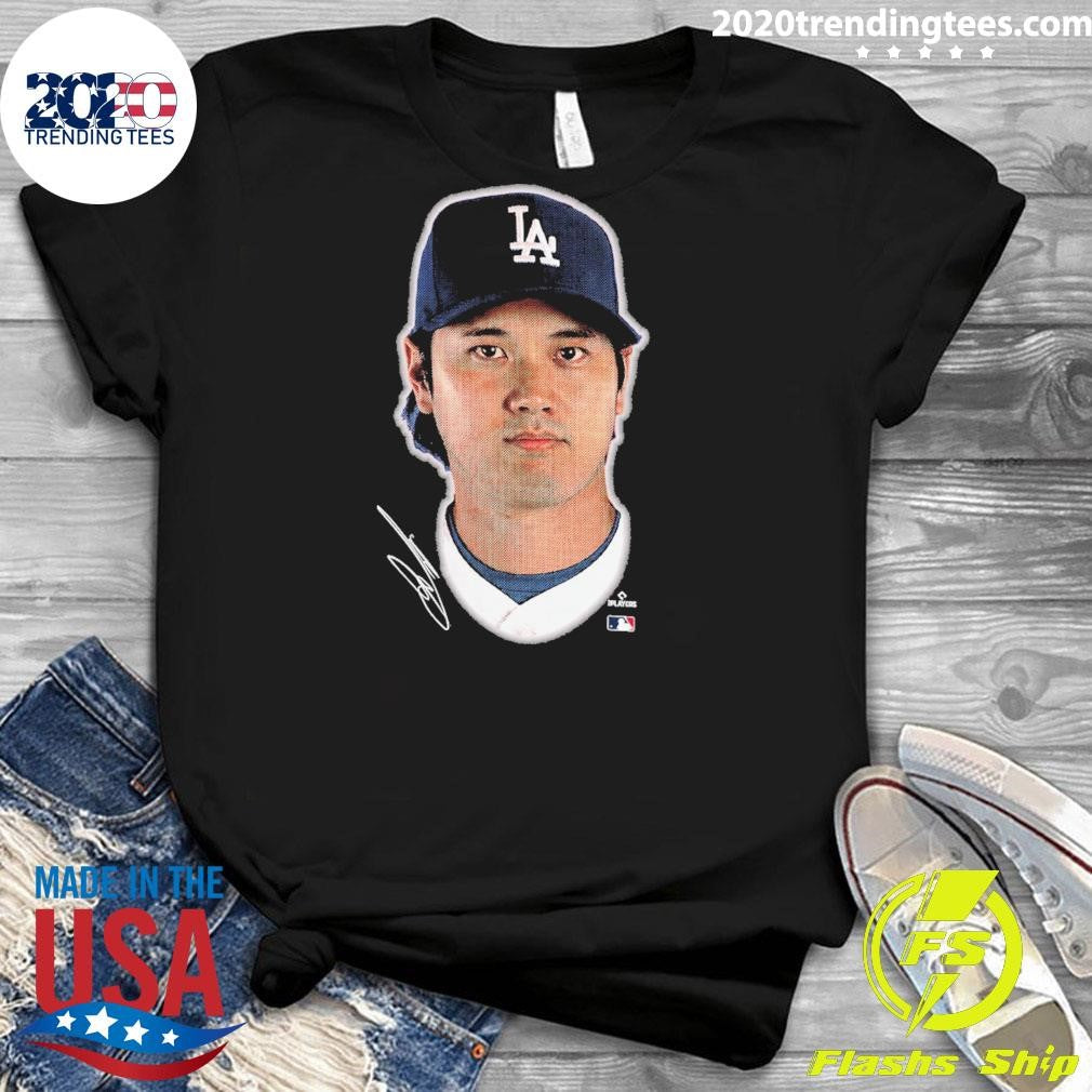 Shohei Ohtani Los Angeles Dodgers Outerstuff Youth Headliner Signature Shirt