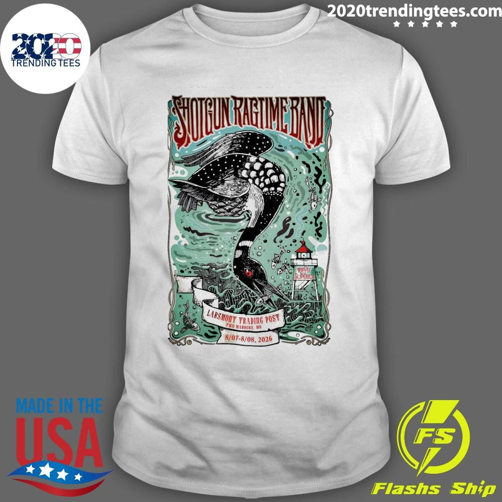 Shotgun Ragtime Band Two Harbors MN August 7-8, 2026 Shirt