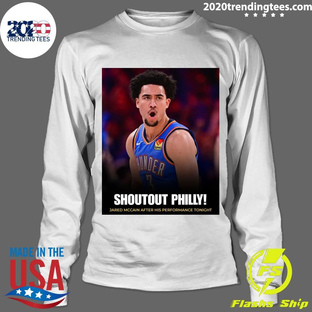Shoutout Philly Jared Mccain After His Performance Tonight Shirt