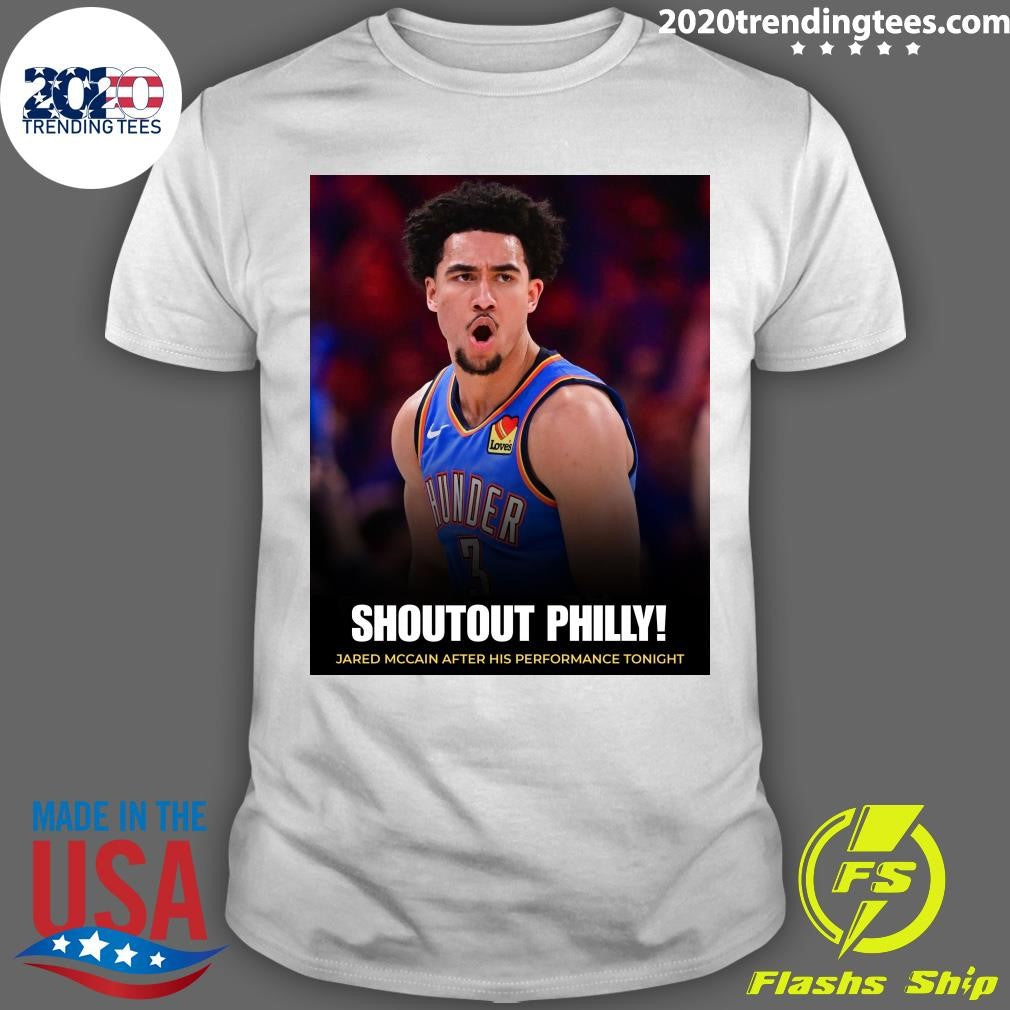 Shoutout Philly Jared Mccain After His Performance Tonight Shirt