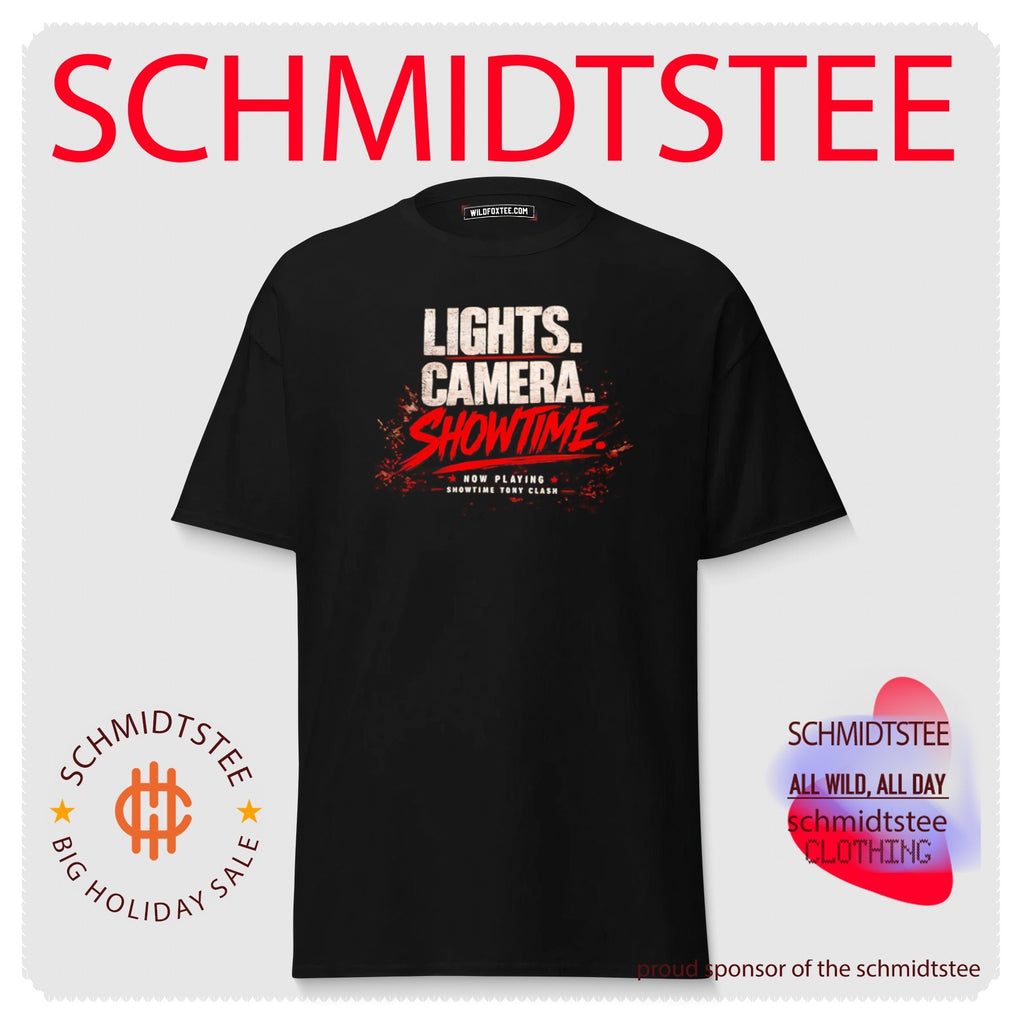 Showtime Tony Clash Lights Camera Showtime shirt