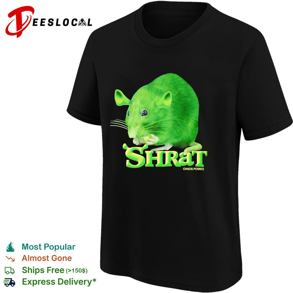 Shrat Chaos Potato Shrek Rat Meme Shirt