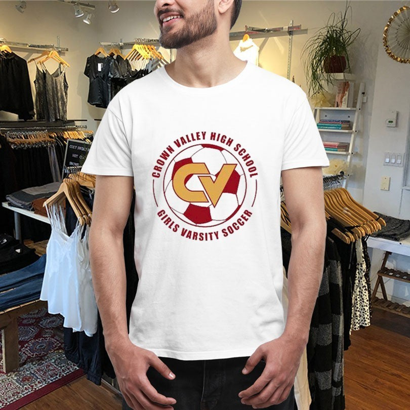 Shrinking Alice Crown Valley High School Girls Varsity Soccer Shirts