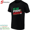 Si se puede Mexico Seleccion Nacional soccer colorful shirt