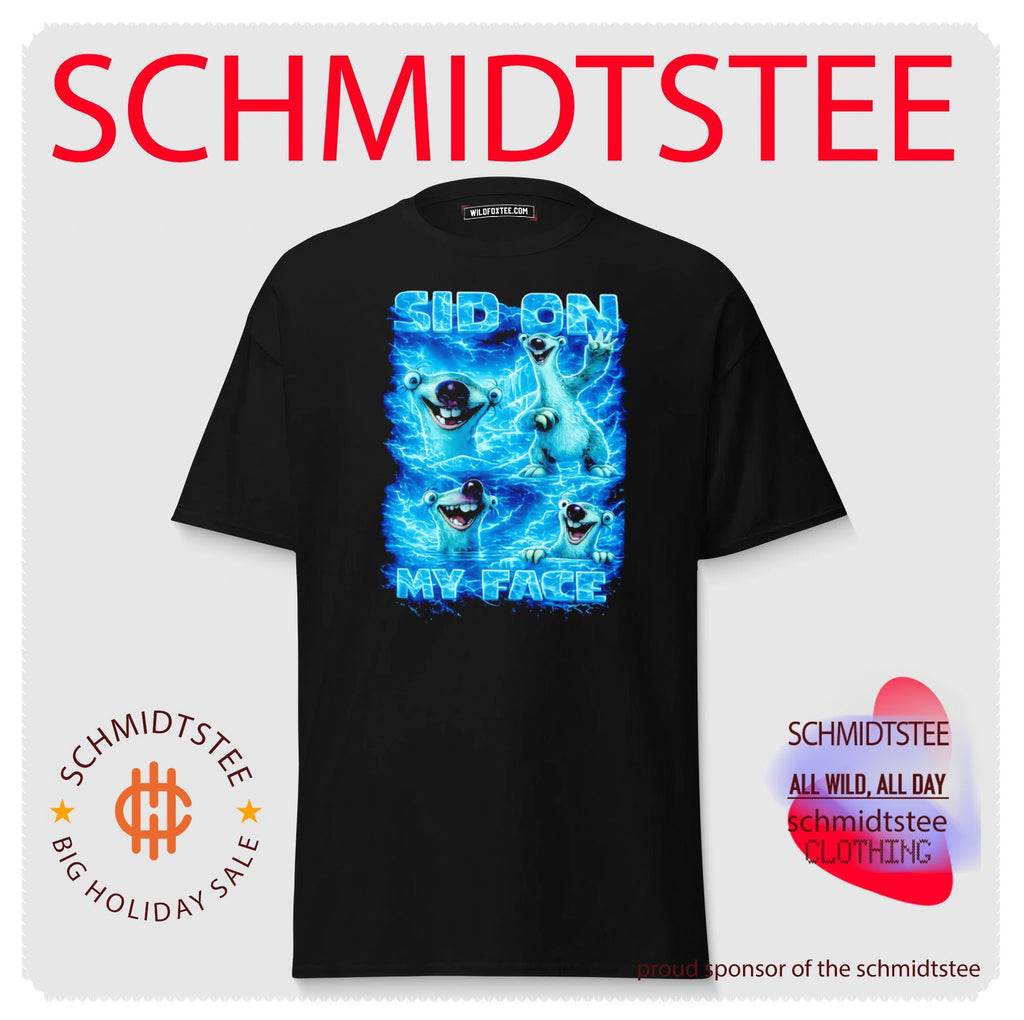 Sid on My Face cartoon graphic shirt