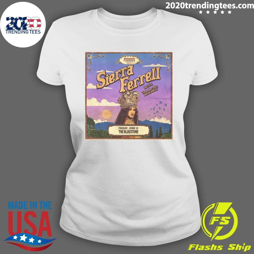 Sierra Ferrell with the Brudi Brothers June 12 the Bluestone Shirt