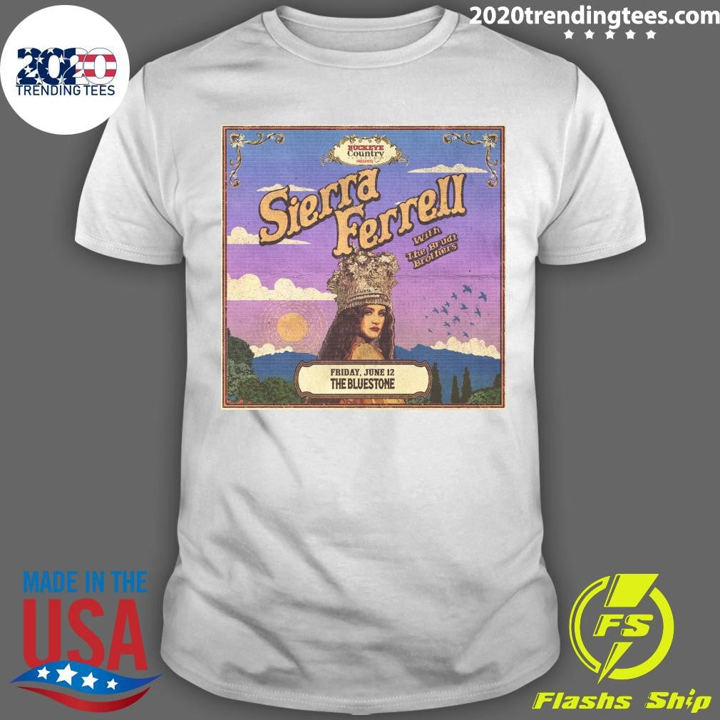 Sierra Ferrell with the Brudi Brothers June 12 the Bluestone Shirt