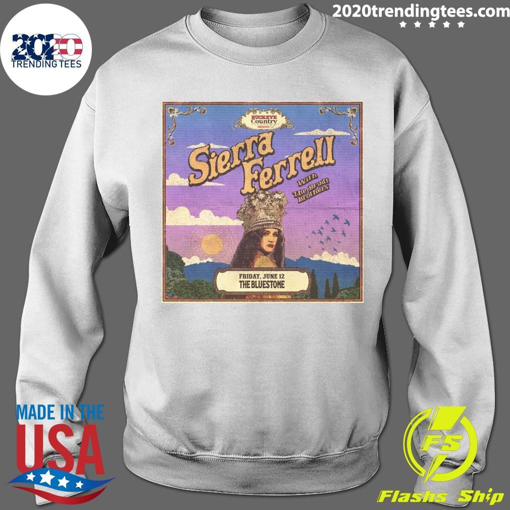 Sierra Ferrell with the Brudi Brothers June 12 the Bluestone Shirt