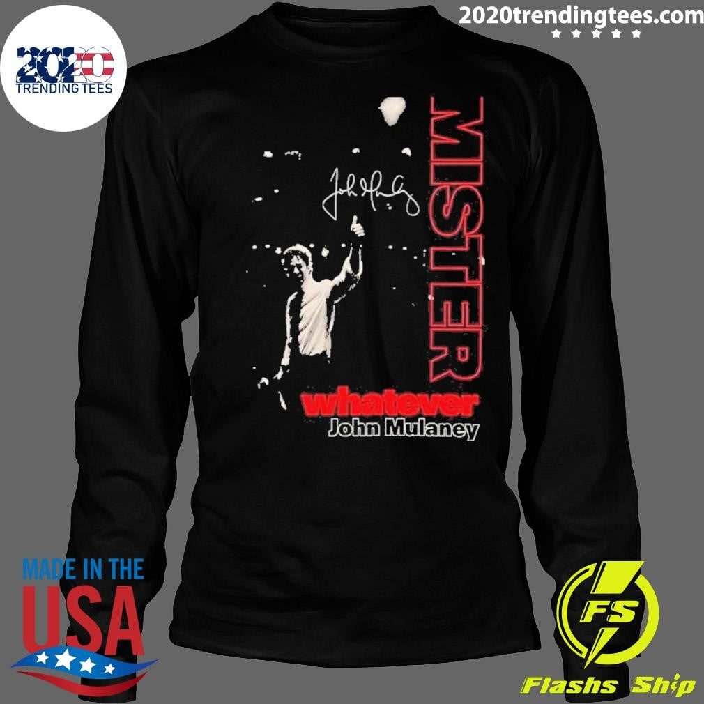 Signed Mister Whatever John Mulaney Tour 2026 Poster Shirt
