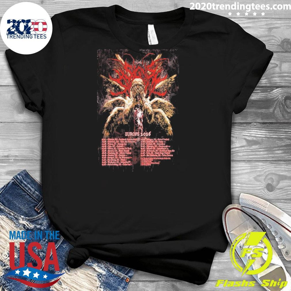 Signs Of The Swarm Europe 2026 Tour Shirt