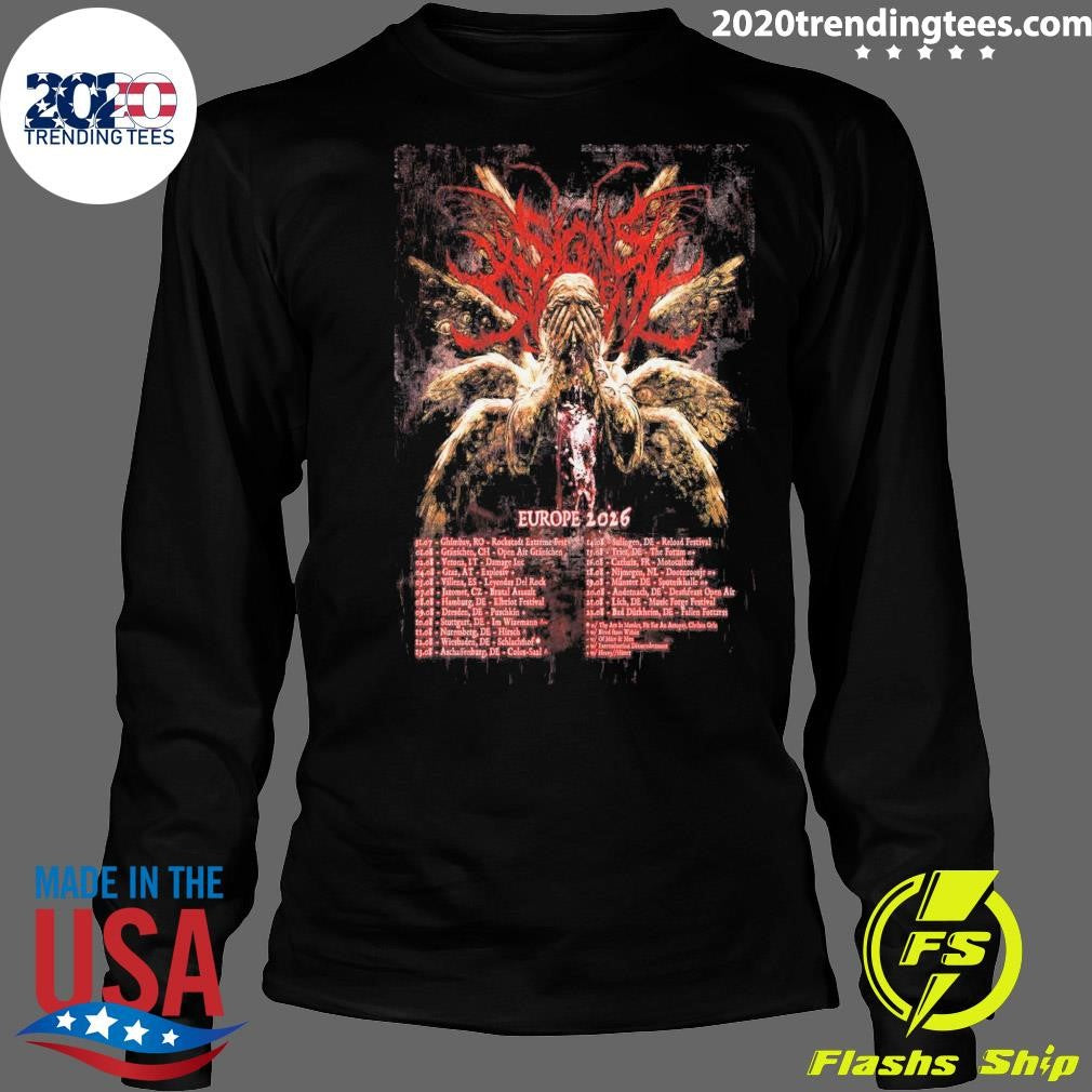 Signs Of The Swarm Europe 2026 Tour Shirt