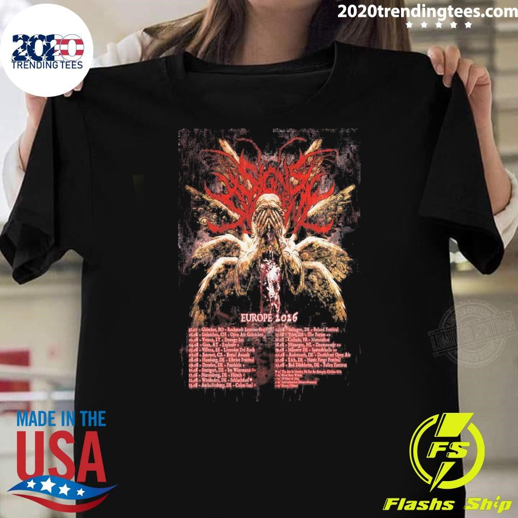 Signs Of The Swarm Europe 2026 Tour Shirt