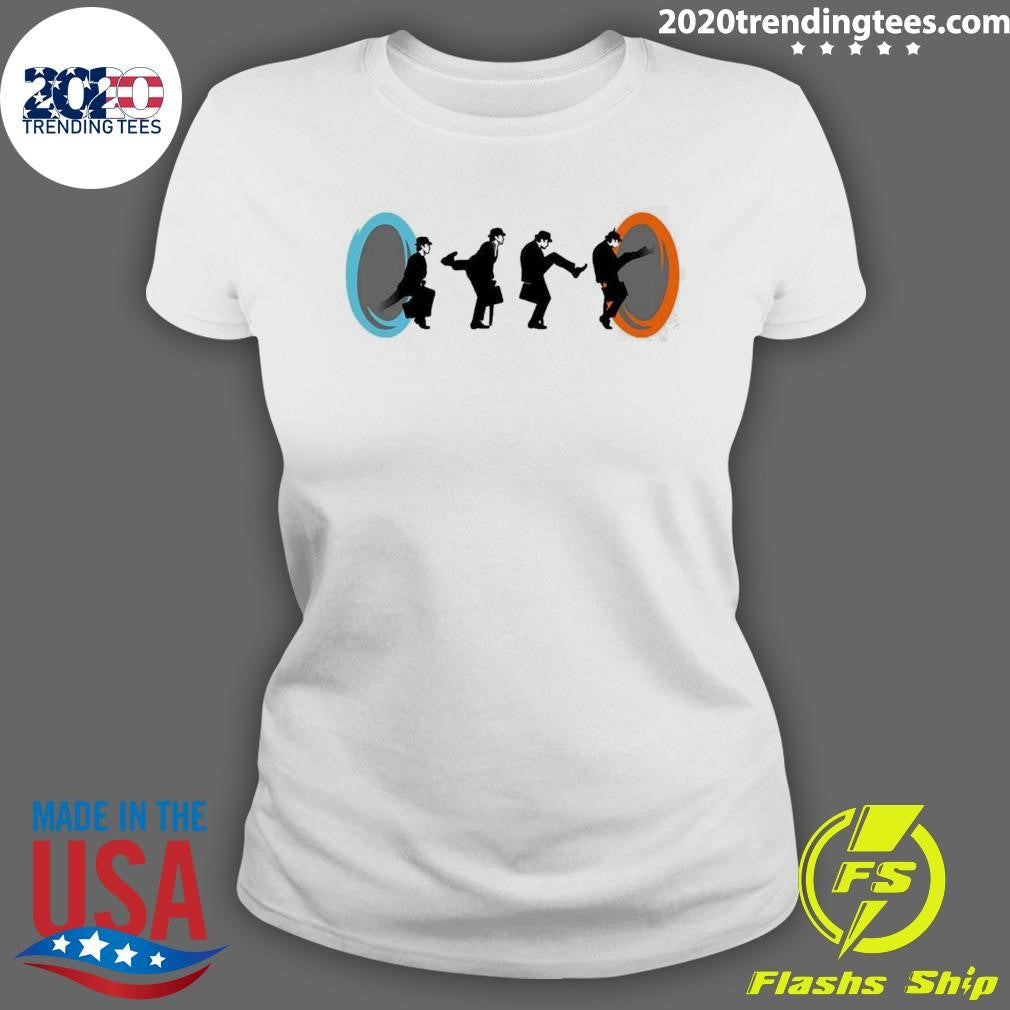 Silly Portals Ministry of Silly Walks Space Star Present Shirt