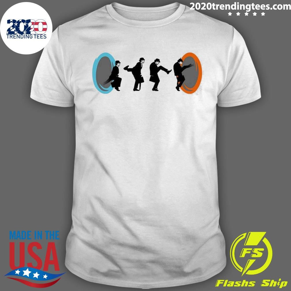 Silly Portals Ministry of Silly Walks Space Star Present Shirt