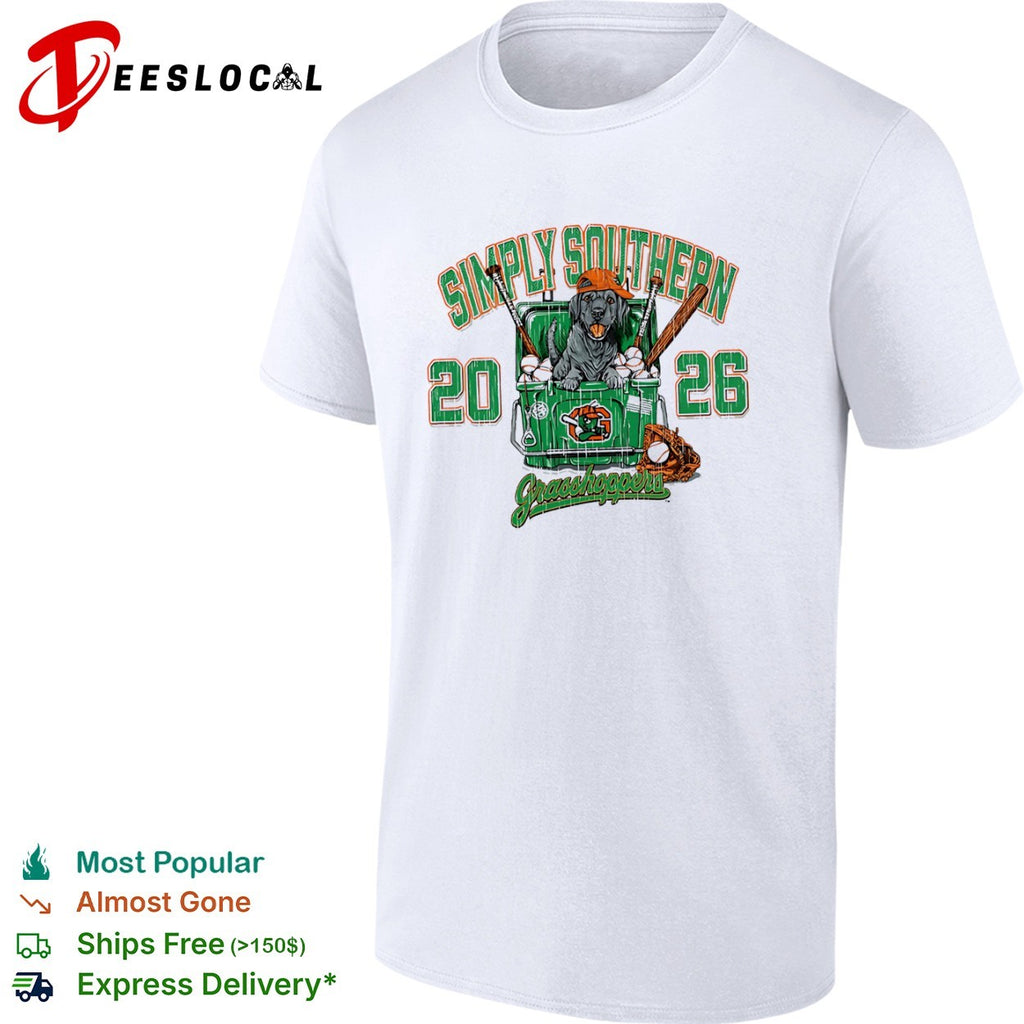 Simply Southern 20 26 Grasshoppers Labrador Baseball Equipment sports shirt
