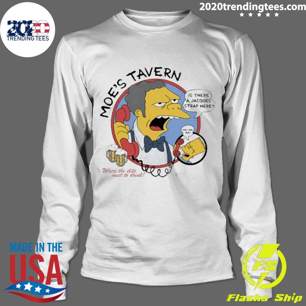 Simpsons Moe’s Tavern Where The Lite Meet To Drink Tee Shirt