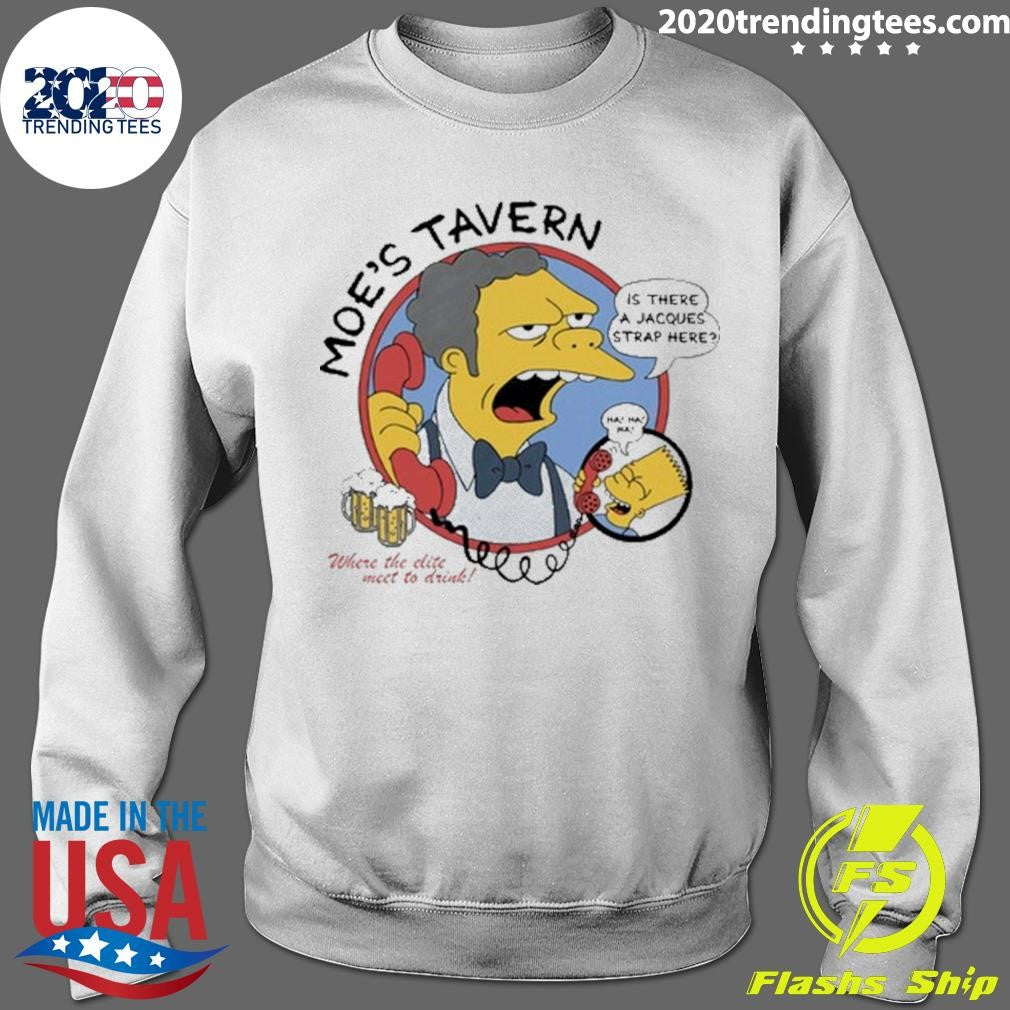 Simpsons Moe’s Tavern Where The Lite Meet To Drink Tee Shirt